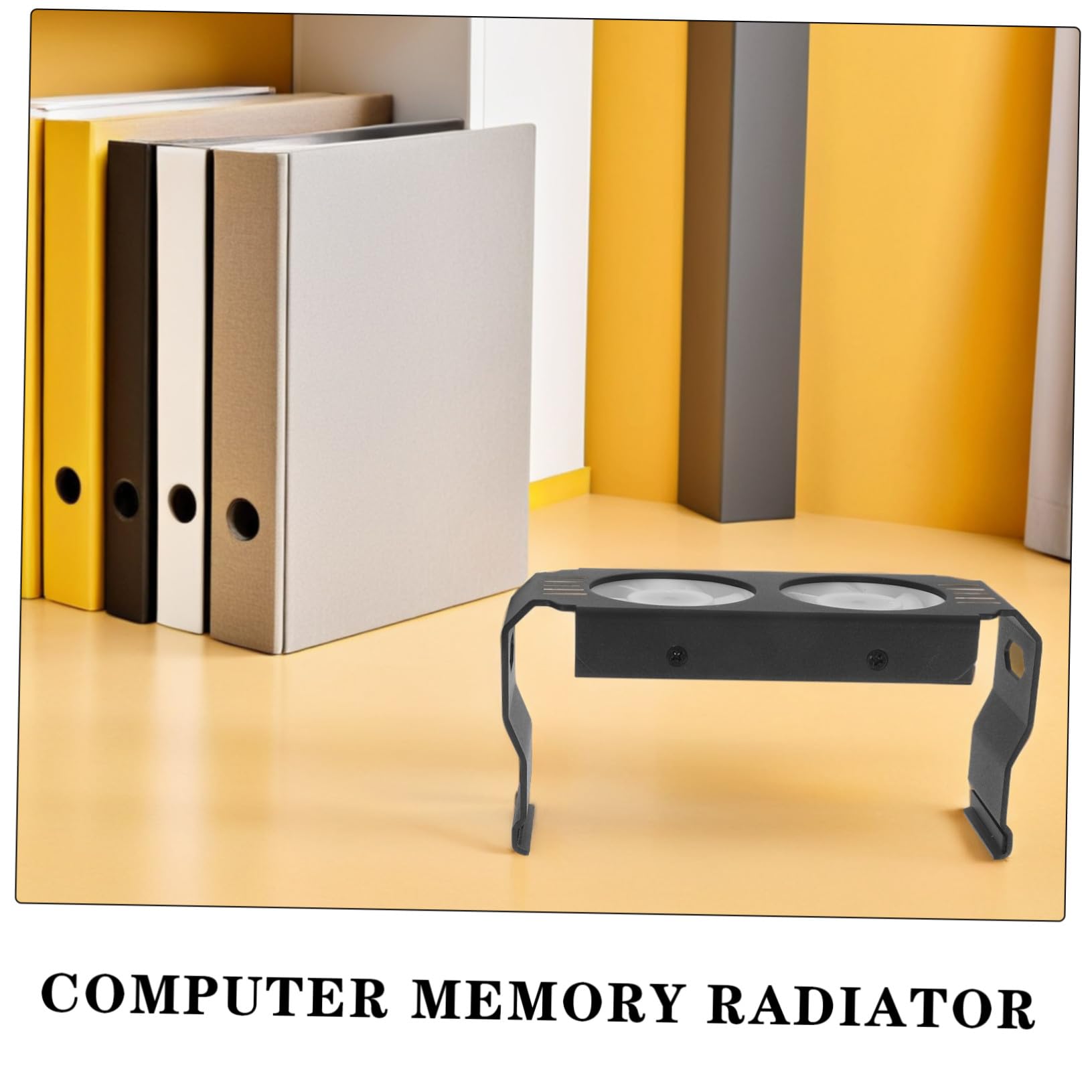 jojofuny Dissipatore di calore della Radiatore del computer PWM Memory Coferer dissipatore di calore della Cooler da gioco argb silenzioso Metallo Nero