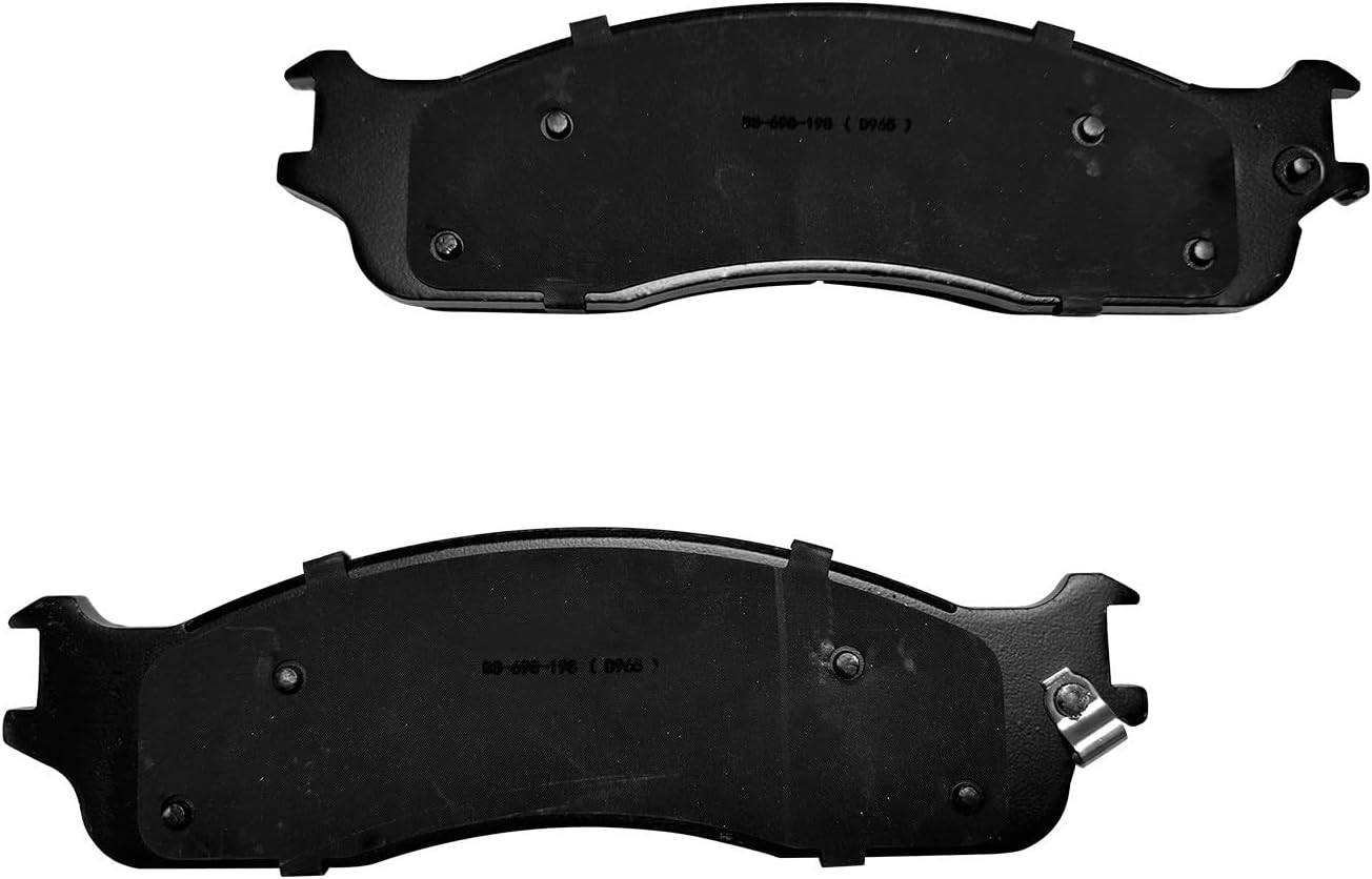 Front and Rear Ceramic Brake Pads for 2003-2008 Dodge Ram 2500 3500 for 2006-2008 Dodge Ram 1500, Disc Brake Pad(Repalces BOSCH BE965H POWER STOP 17-965 17-702A)
