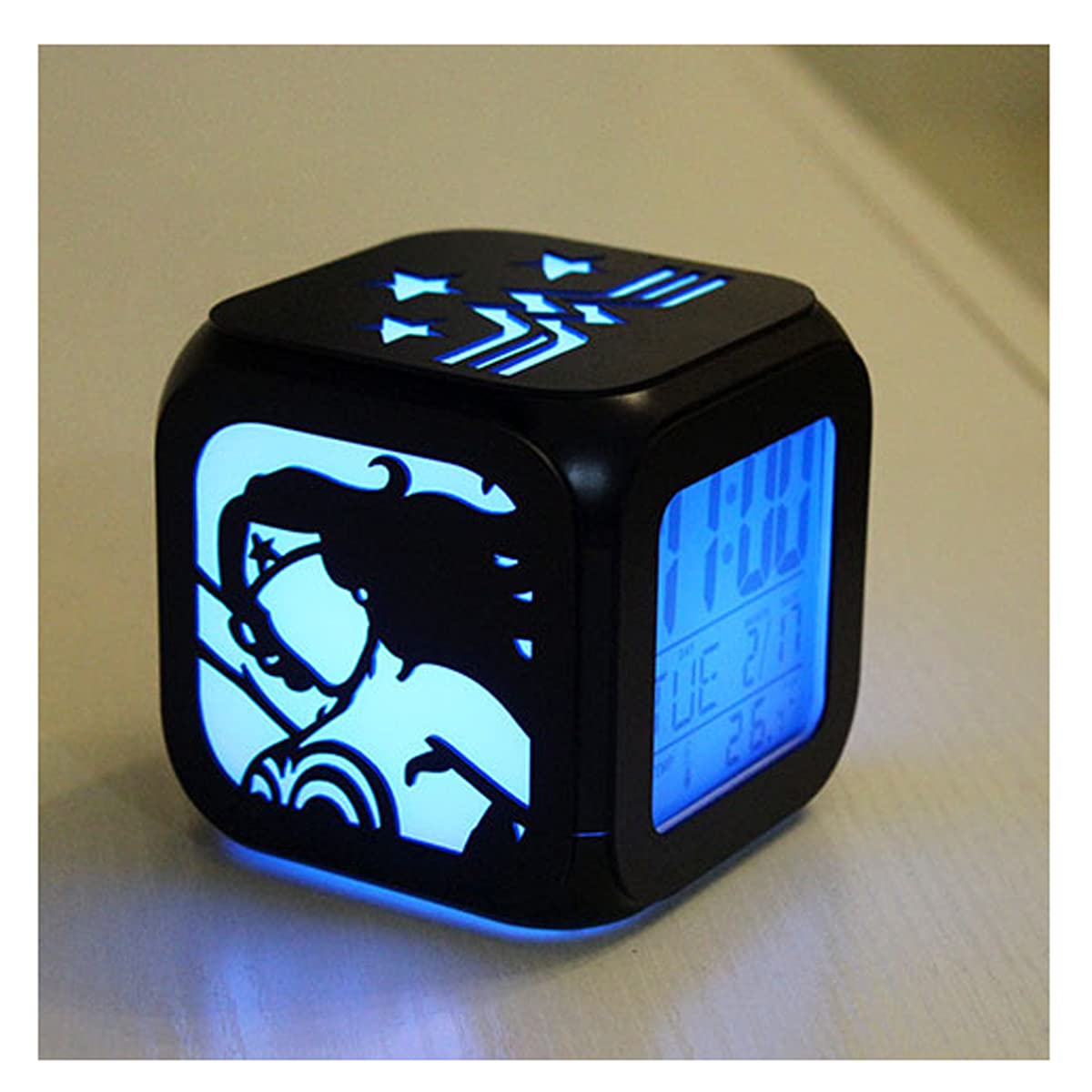  Wonder Woman 3D Three-Dimensional Small Alarm Clock