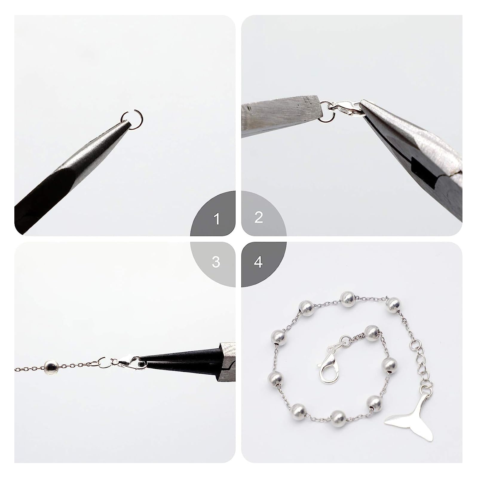 Zilveren ketting sluiting, sieraden sluitingen, ketting sluitingen, kreeft gesp, 925 sterling zilveren sieraden sluitingen ketting sluitingen en sluitingen voor ketting armband DIY (1 5 stuks - 10 mm