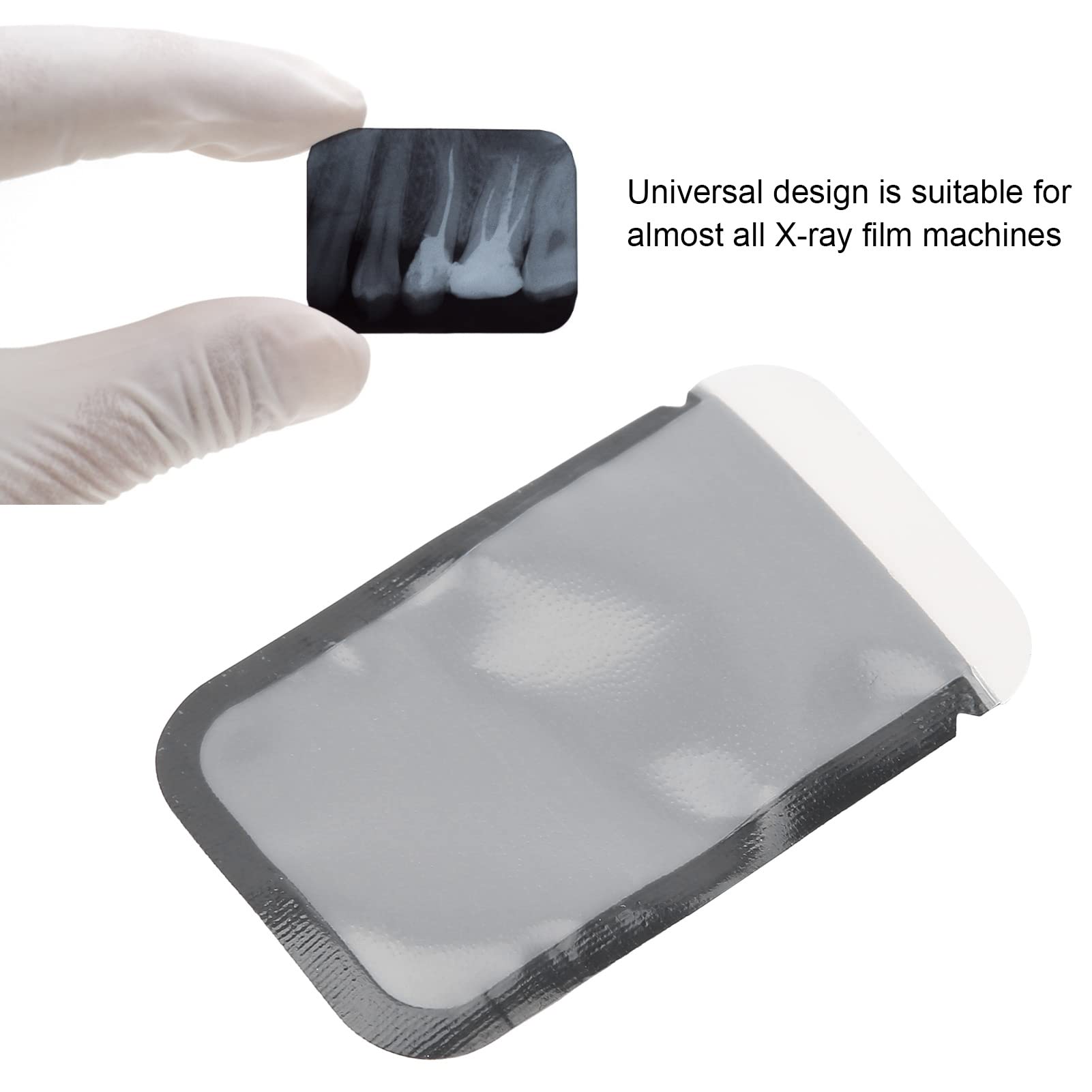 Buste Protettive Monouso per Denti, 100 Pezzi, Piastra Protettiva Al Fosforo, Design Universale per Pellicole Radiografiche, Materiale di (2#)
