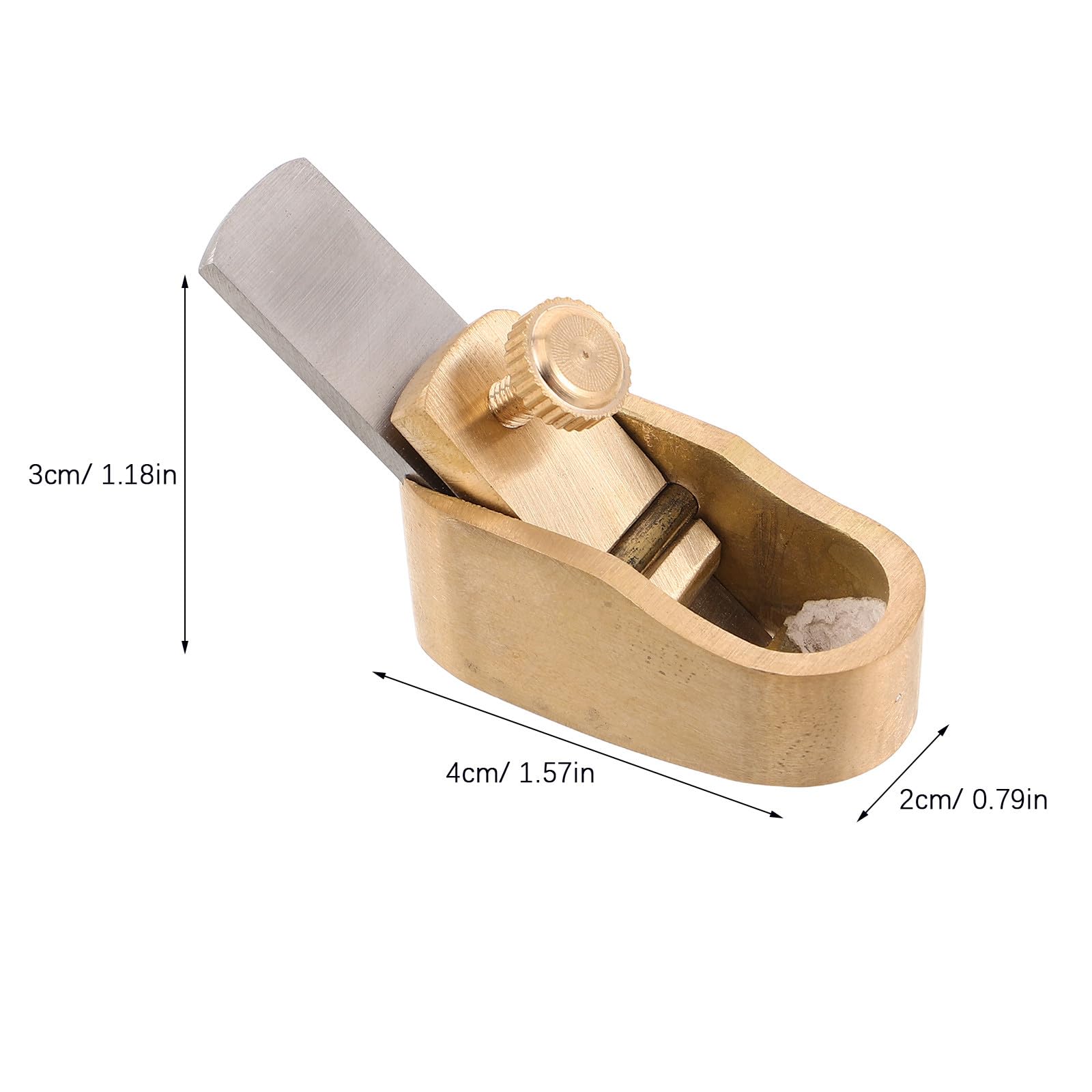 Toyvian Micro-rabot à Pouce en Laiton pour Lutherie Violon, Outil Mini pour Travail du Bois, Solide et Ergonomique, pour Atelier de Fabrication de Violons
