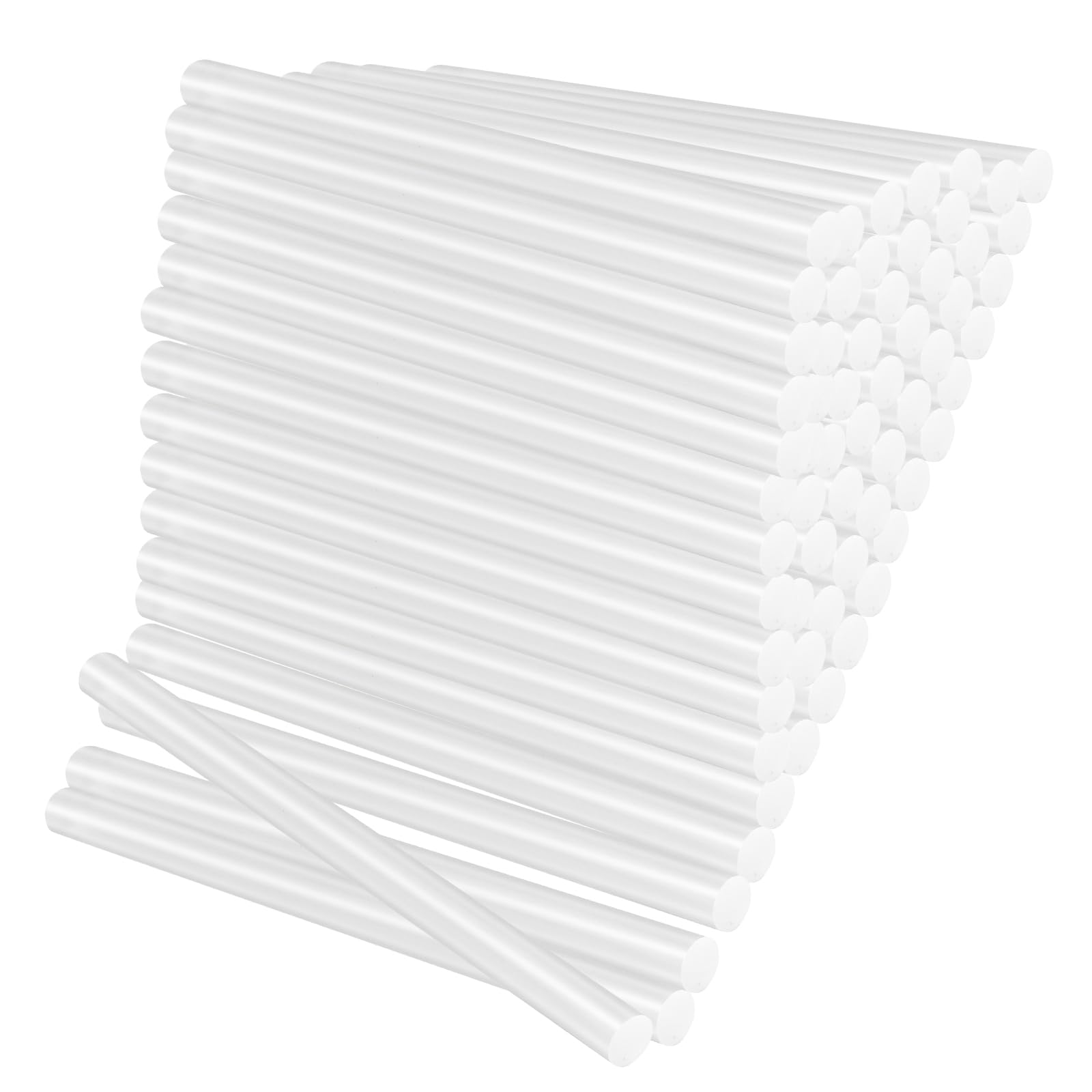 100 Piezas Barras Silicona Caliente 7mm X 100 mm, Barras de Silicona Termofusible Transparente, Barras de Pegamento Caliente para Pistola, Silicona Caliente Palos para Bricolaje, Sellado Y FijacióN
