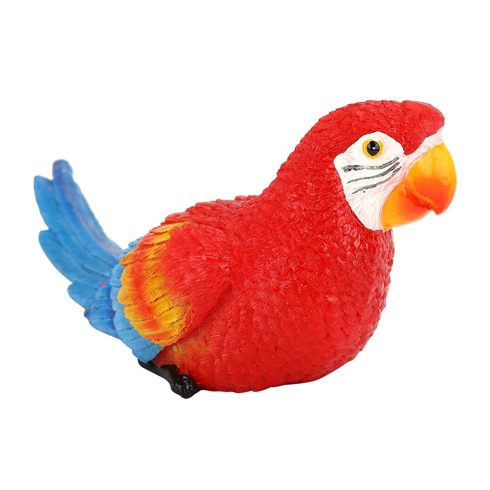 Statue Perroquet Jardin 40 Cm | Décoration Extérieure Colorée En Mousse – Idée Déco Parc, Cour, événement