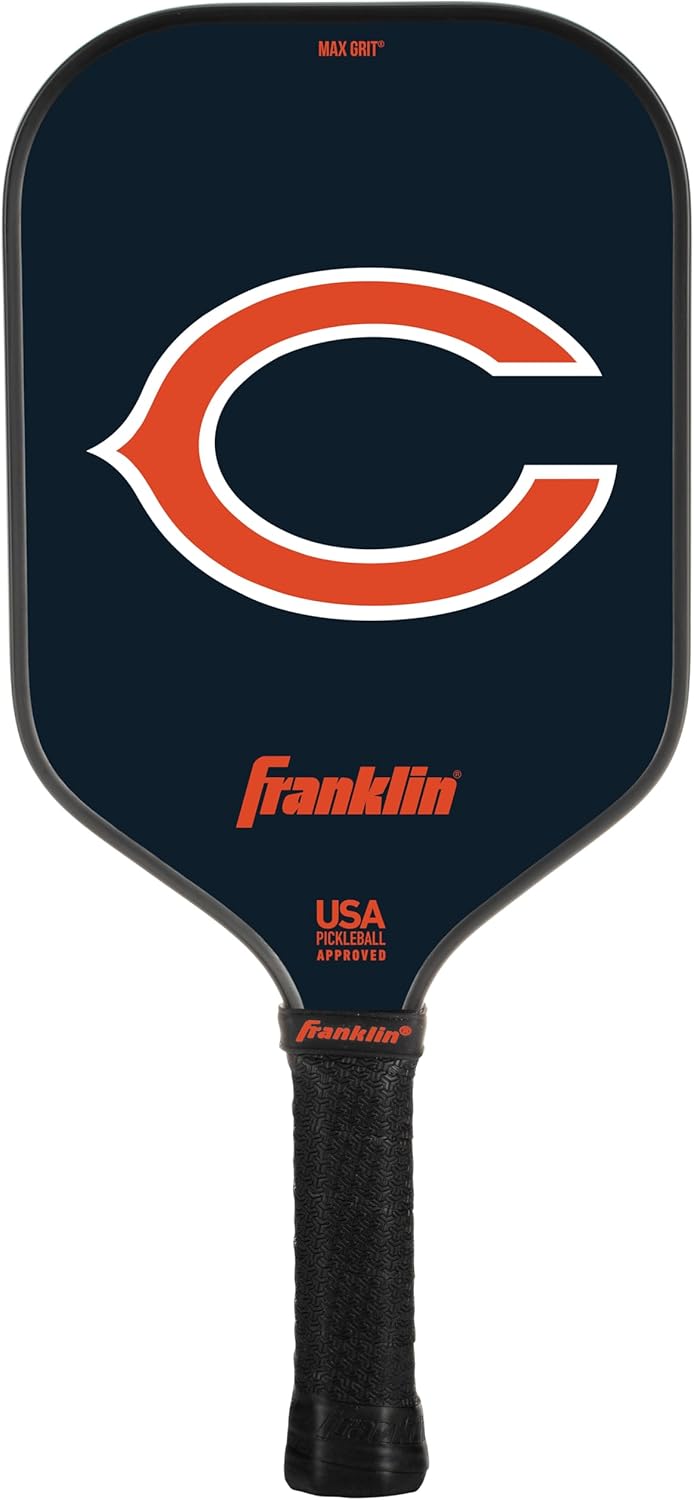 Franklin Sport NFL Chicago Bears Pickleball Paddle Official NFL Team Pickleball