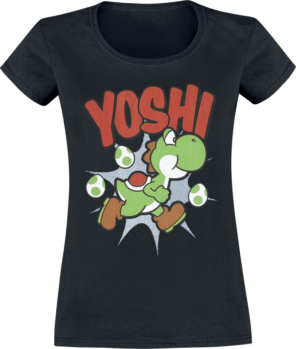 T-shirt Super Mario Gildan Manches Courtes – Modèle H325, Multicolore, Unisexe, Neuf Avec étiquettes