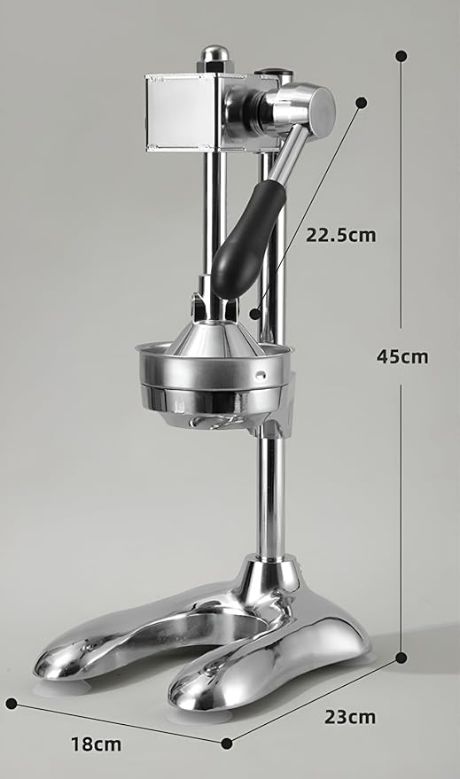 Extractor de Jugos Manual Prensa Fruta Acero Inoxidable Base Antideslizante miniatura 2