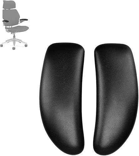 Almohadillas de vinilo para silla de oficina Freedom a escala humana, solo disponible para brazo de ajuste de altura (2D), no se adapta al brazo