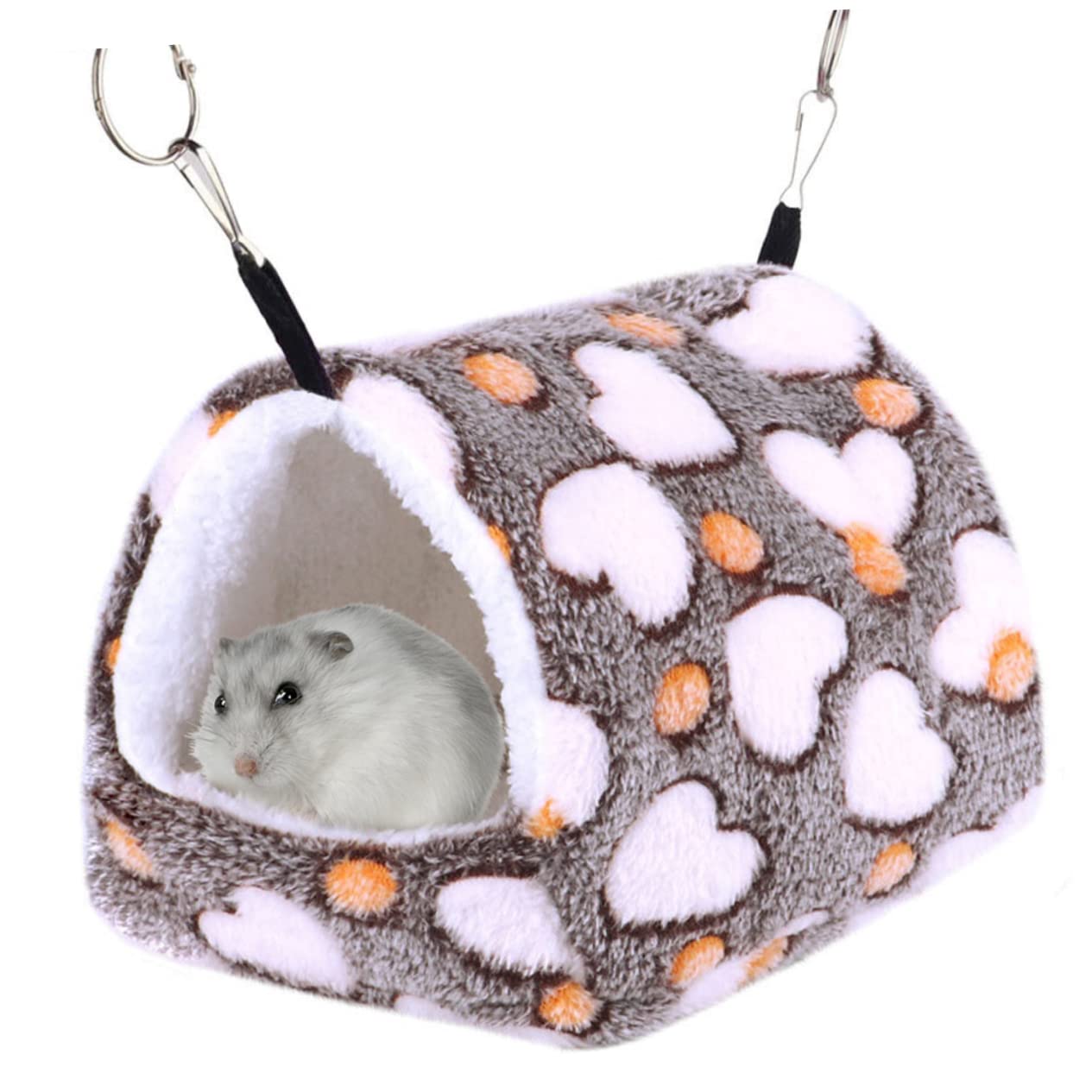 ABOOFAN 5stücke Hängematte Für Hamster Und Kleintiere Warmes Bequemes Bett Aus Baumwolle Mit Haken Für Zwerghamster Chinchillas Und Meerschweinchen Geruchlos Und Sicher