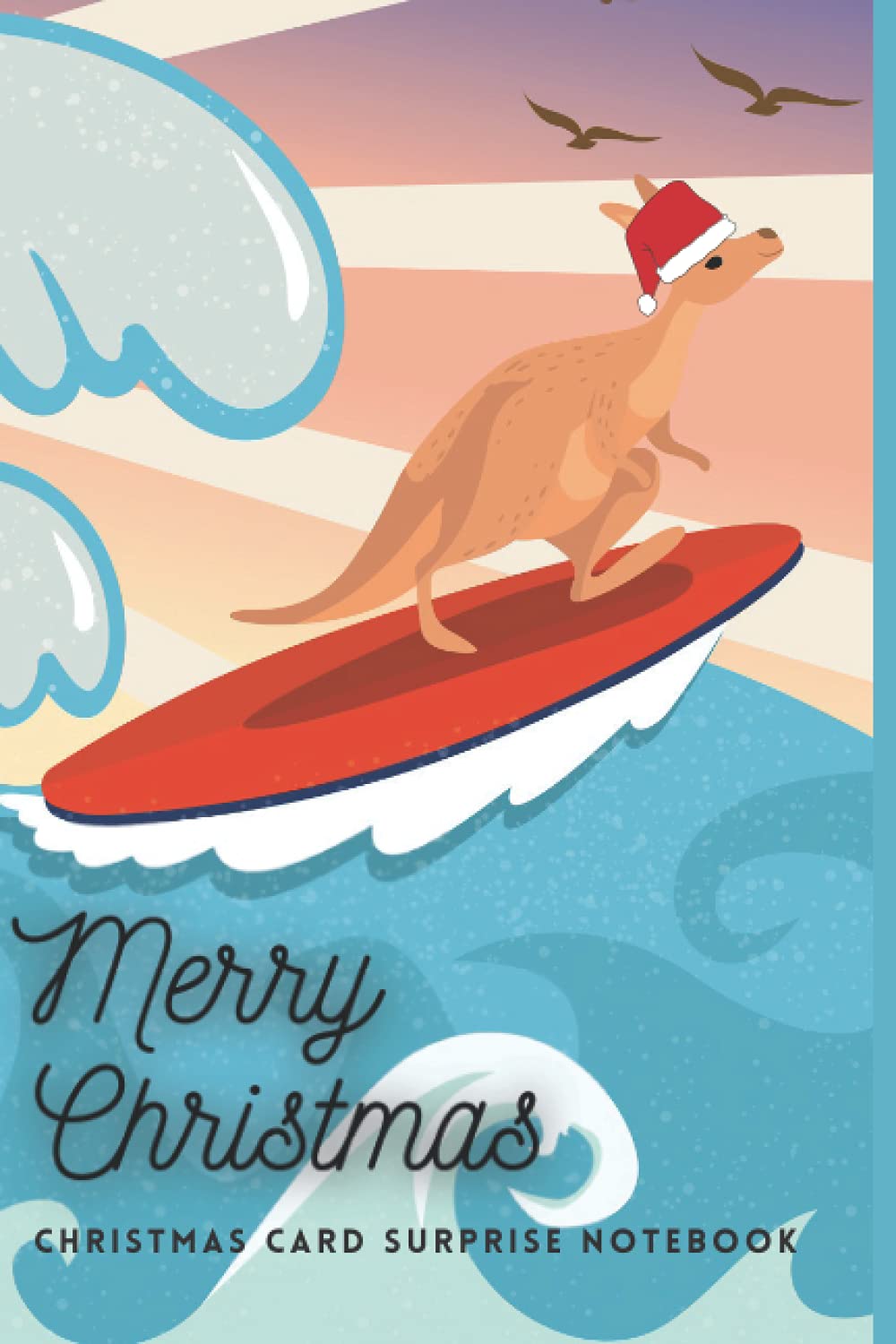 Christmas Card Surprise Notebook: Fun Aussie Christmas Card alternative. Looks like a card on the outside but is a useful notebook on the inside.