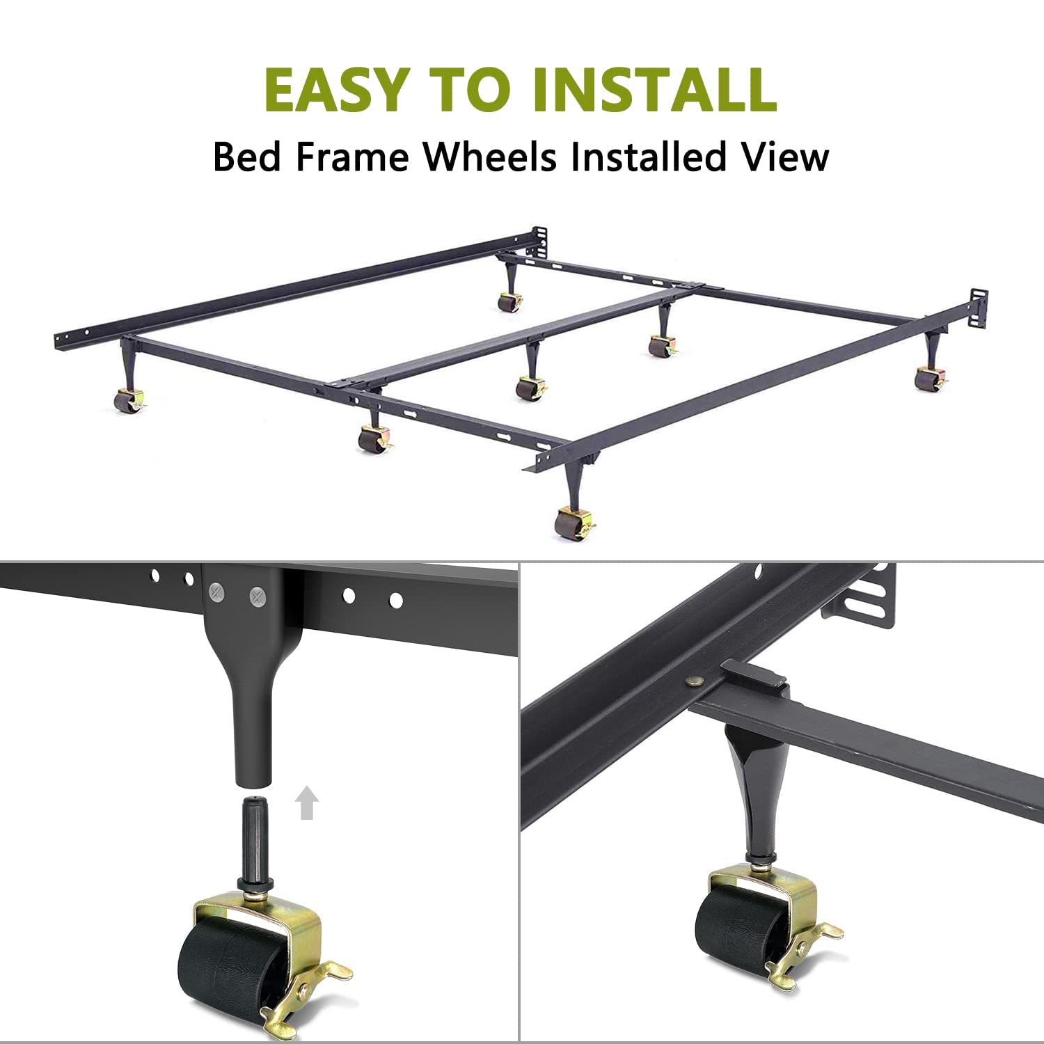 Bed Casters At B Q at Katherine Siemens blog