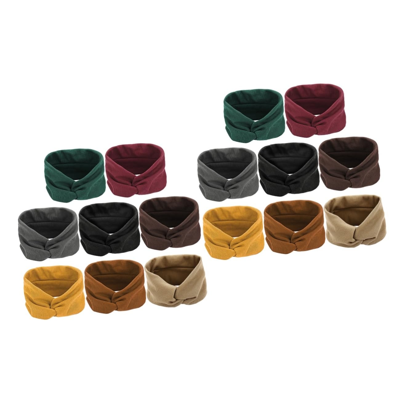 FRCOLOR 16 Stück Stirnband Haarbänder Für Damenhaar Professionelles Schweißband Zartes Schweißband Turban Kopfbedeckung Sport Schweißbänder Yoga Haarbänder Multifunktions Haarband