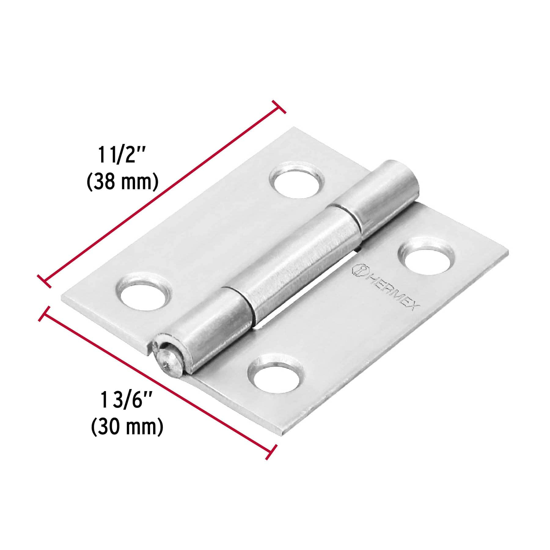 Hermex Stainless Steel Rectangular 1.5