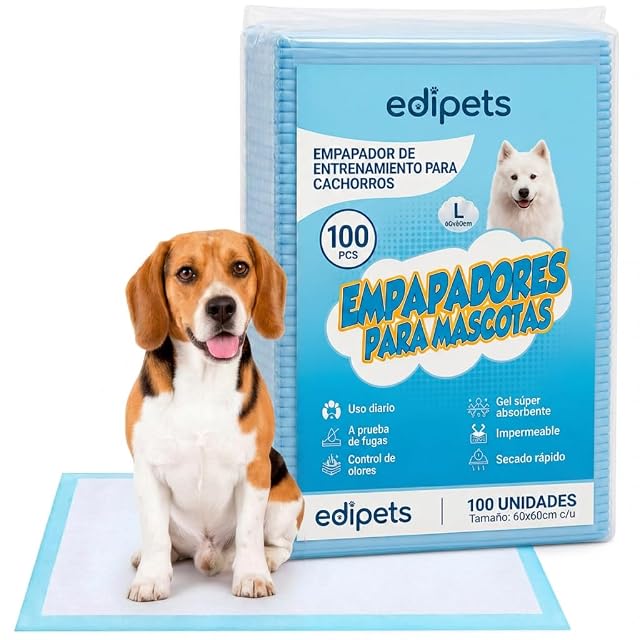Edipets, Empapadores Perros, 60x60 cm, (Blanco