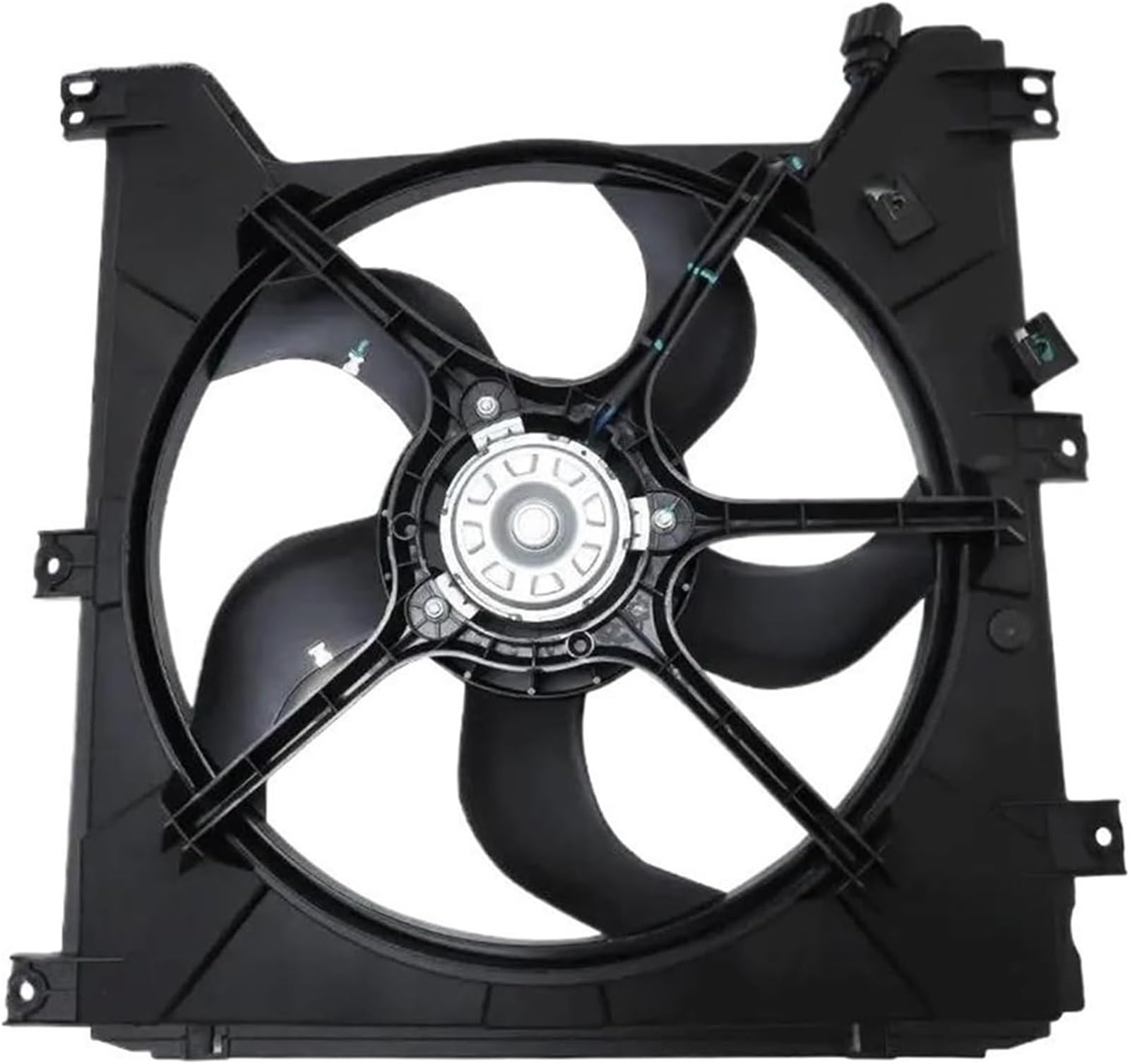 Coche cambio radiador Refrigeración eléctrica para el conjunto del ventilador del radiador para Ssangyong para Kyron para piezas del motor