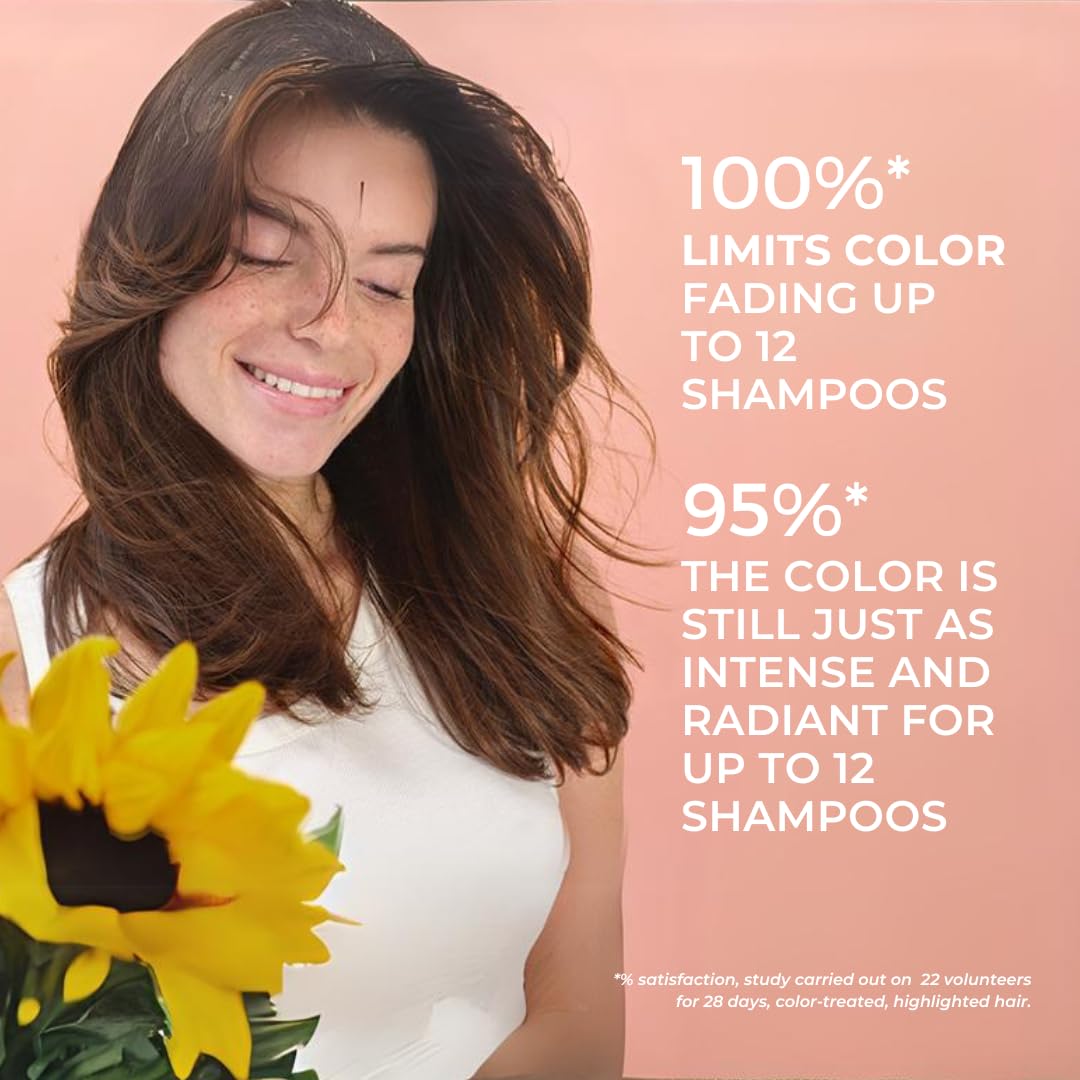 PHYTO COLOR Anti-fade Shampoo, Sulfate Free Shampoo For Color Treated Hair, Protects Color Intensity, 8.45 fl.oz. - Image 4