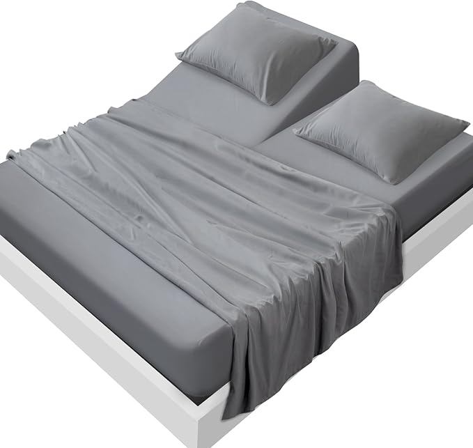 Amazon.com: SPRINGSPIRIT Split Top King Sheets Sets for Adjustable Bed ...