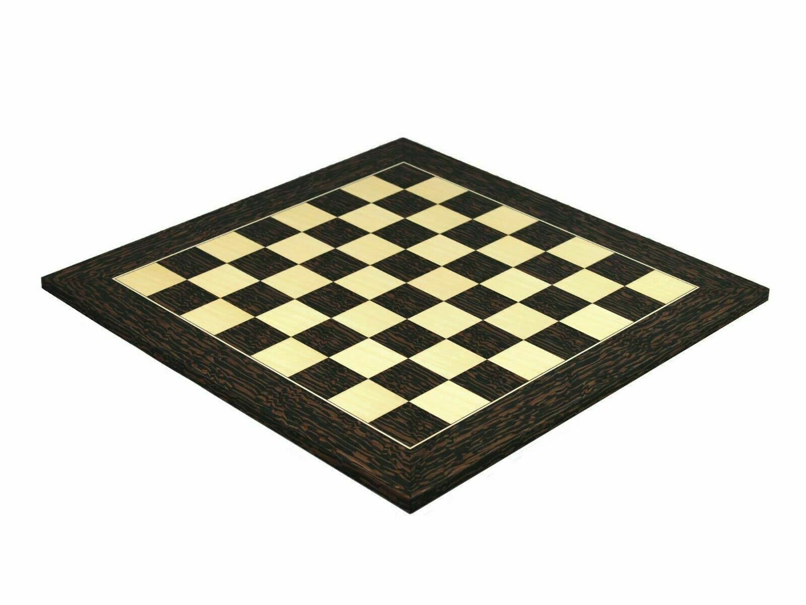 Set di scacchi in legno Tiger Ebony Board 20 pollici ponderato Ebanizzato Staunton Feroce Cavaliere Pezzi 3.75 pollici