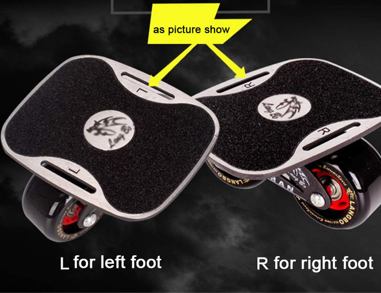 Amazon | ドリフトスケートプレートポータブル滑り止めボード分割