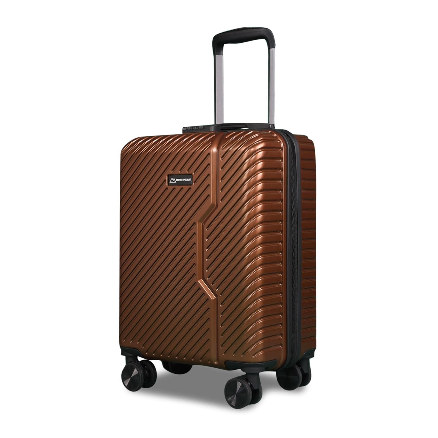 Jetset Small Cabin Suitcase| 55 Cm| 360 Degree 8 Wheels Number Lock Polycarbonate Beige Trolley Bag | Luggage for Travel-image-19