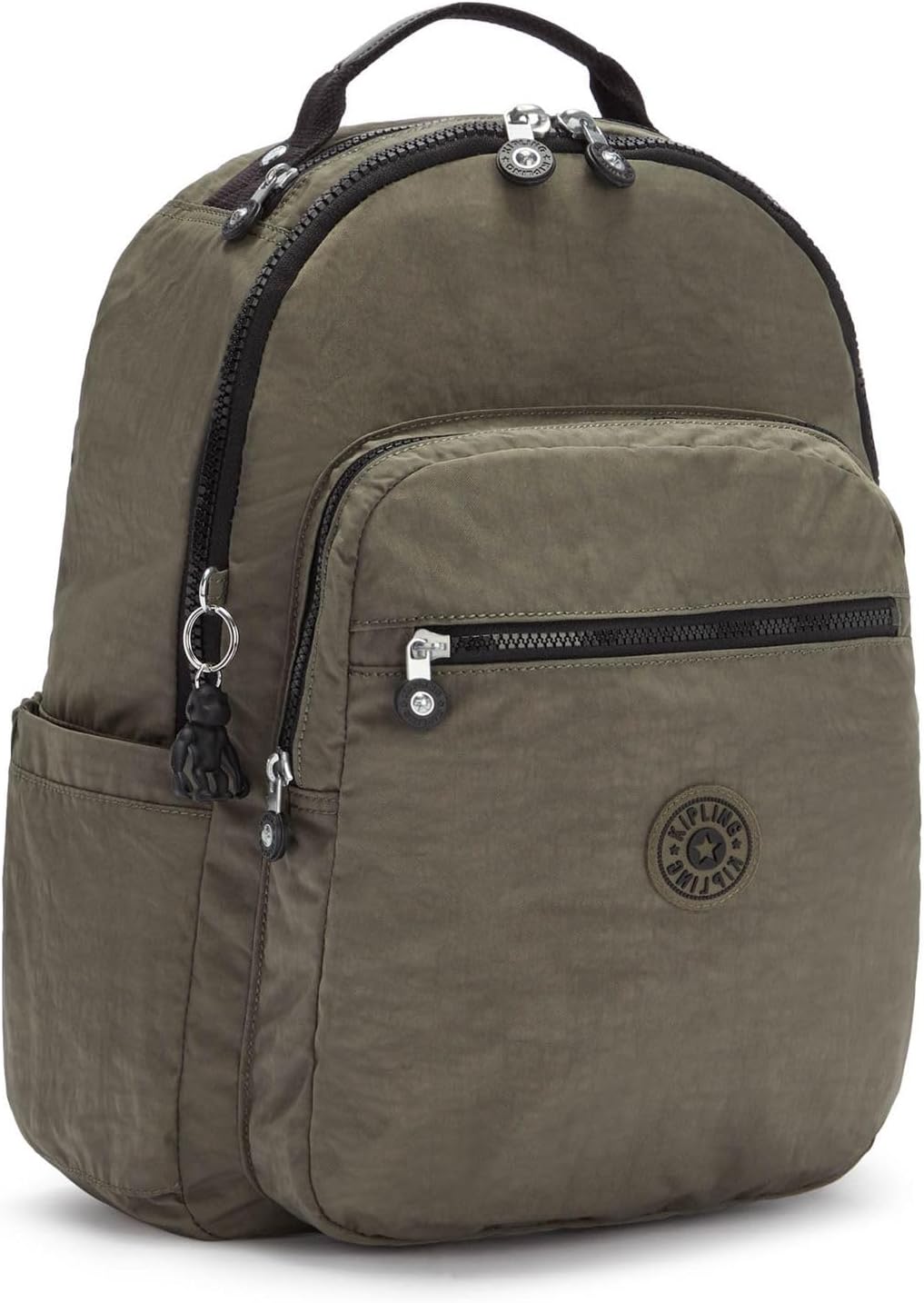Kipling SEOUL Large Backpack, Green Moss, One Size, SEOUL