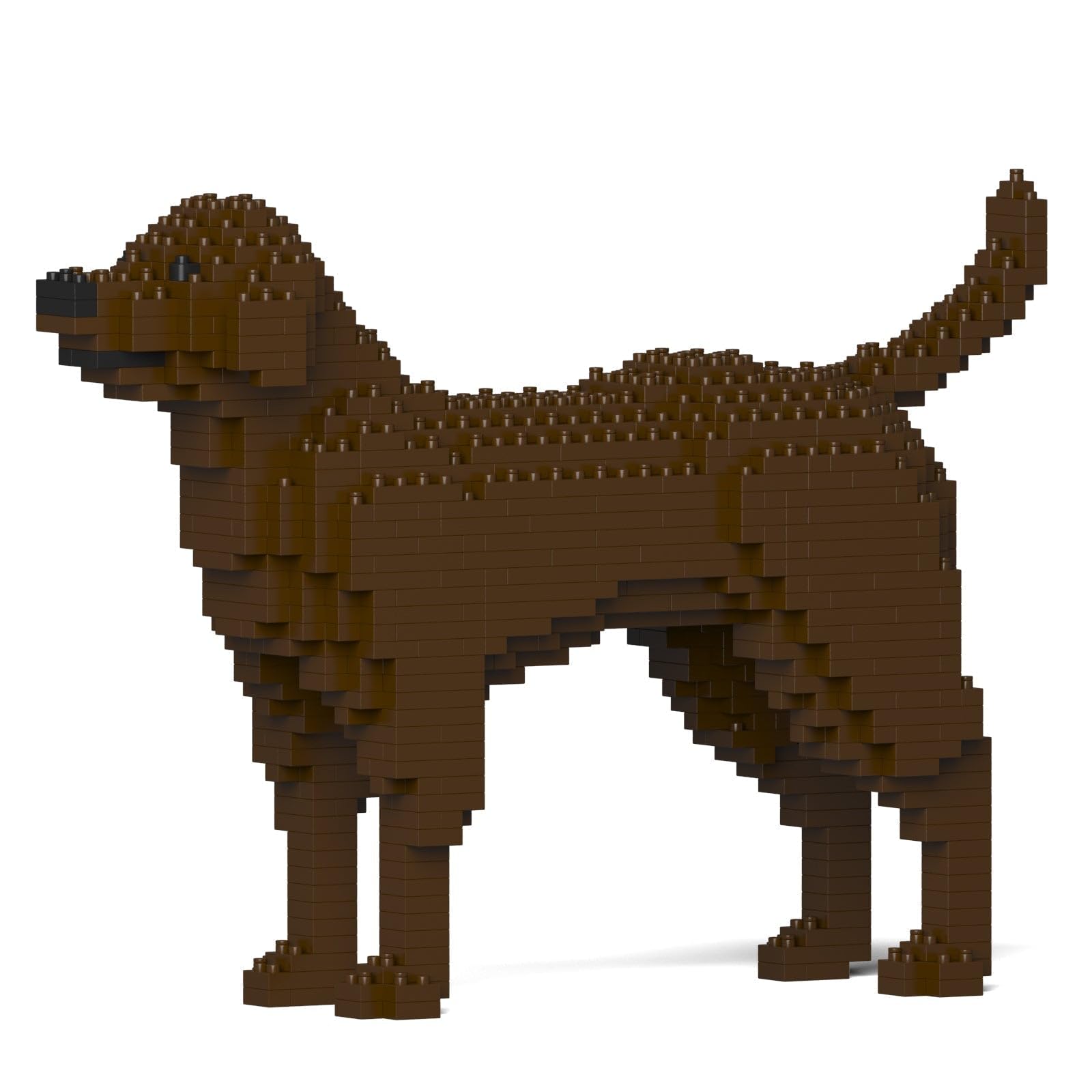 Jekca Brown Labrador Retriever 01S-M05 | Dog Plastic Building Blocks | Age 14+