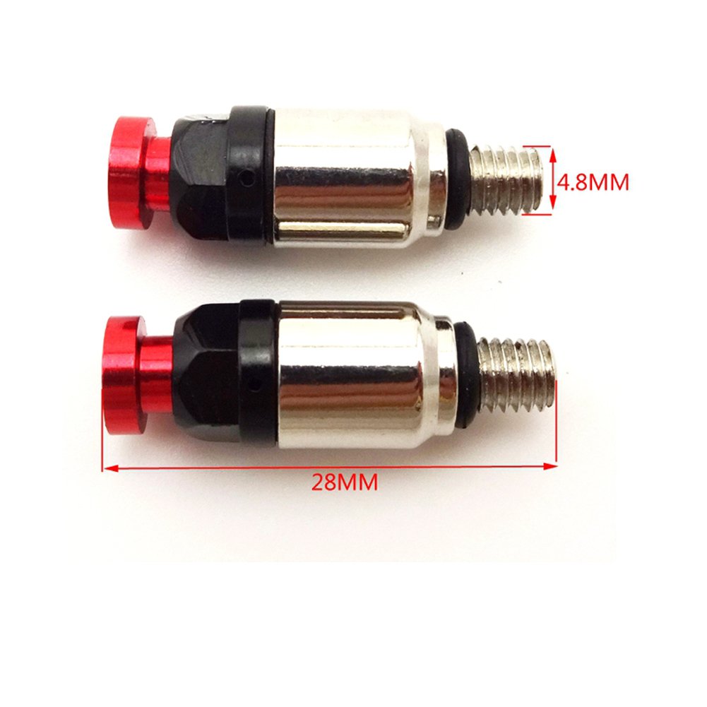 M5 x 0.8 - Válvulas de purga de aire para CR 80 85 125 250 500 CRF 150R 250R 450R 450X Motocicleta Motocross Dirt Pit Bike