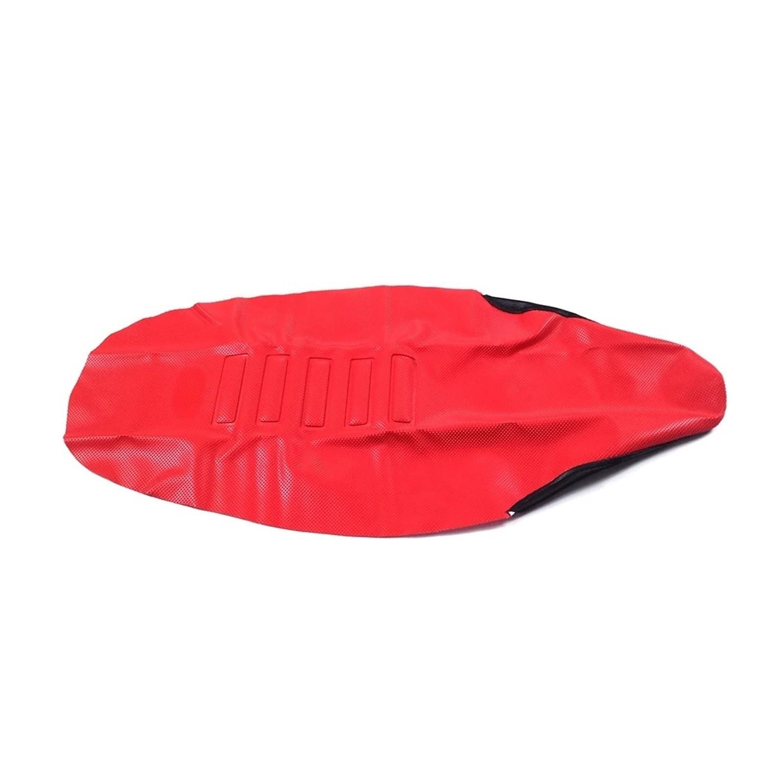 Coprisedili per moto Gomma universale impermeabile antiscivolo con motivo a diamante per motocicletta per fodere per cuscini per fuoristrada(Rosso)