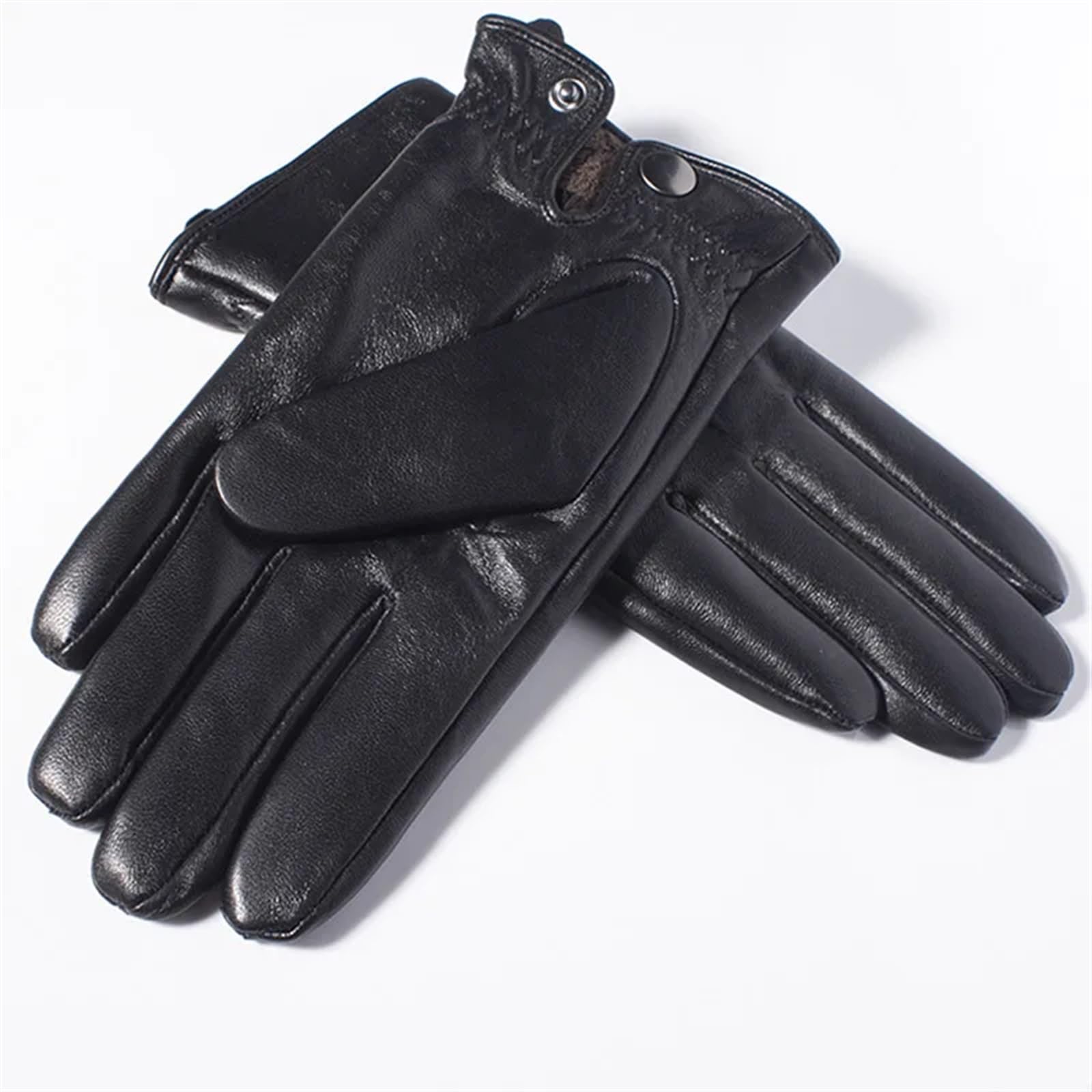 Guantes,Guantes de esquí Guantes de Invierno Guantes de Hombre Guantes de conducción con Forro Negro con Pantalla táctil