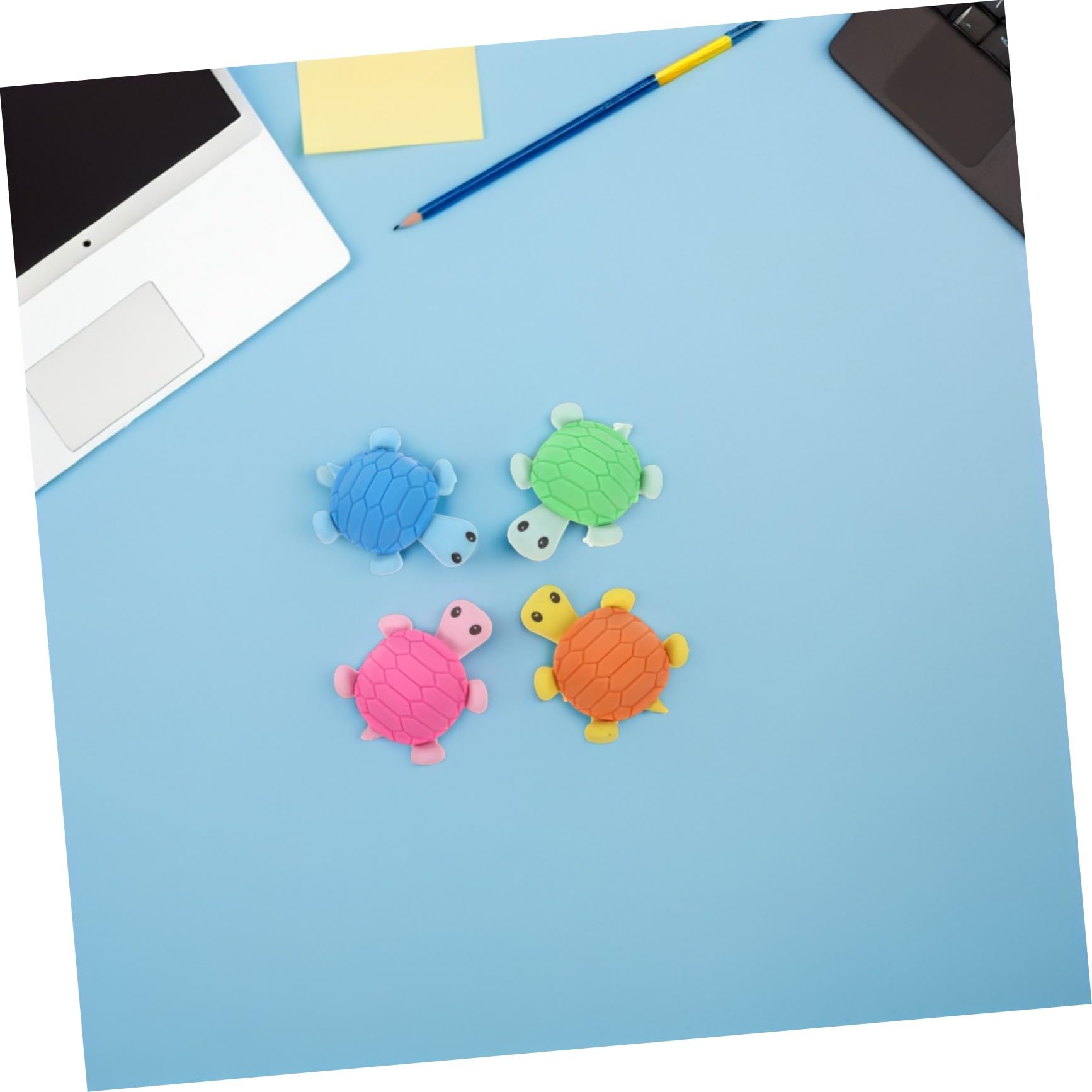 36 Pezzi Mini Forma di Piccolo Rettili Gommini Animali da Scrivania Set di Eraser Mini per Scuola Regali per Classe e Gadget Festa