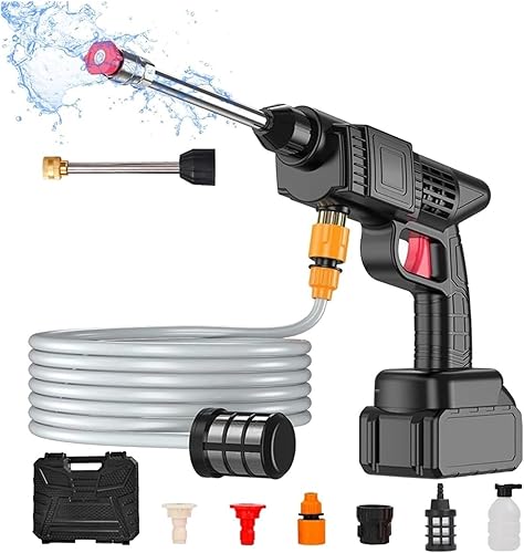 Hidrolavadora de agua Easy Jet, hidrolavadora, lavadora de energía inalámbrica, hidrolavadora portátil 6 en 1, pistola de agua inalámbrica de alta
