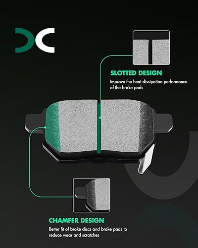 Miniatura 155 de SCITOO D1629 Ceramic Brake Pads Sets Front Fit For Dodge For Durango,For Jeep Grand Cherokee,For Mercedes-Benz