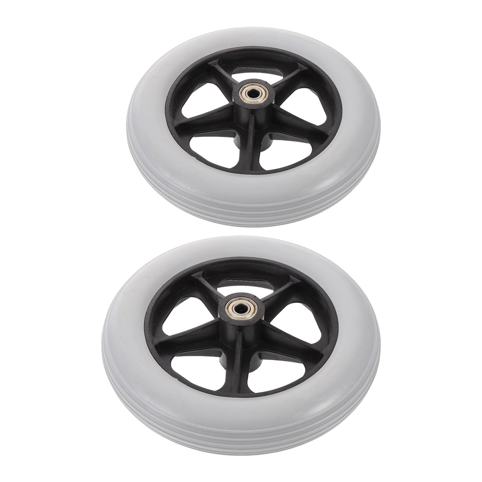 2 Piezas Rueda Delantera para Silla de Ruedas 7,5 Pulgadas
