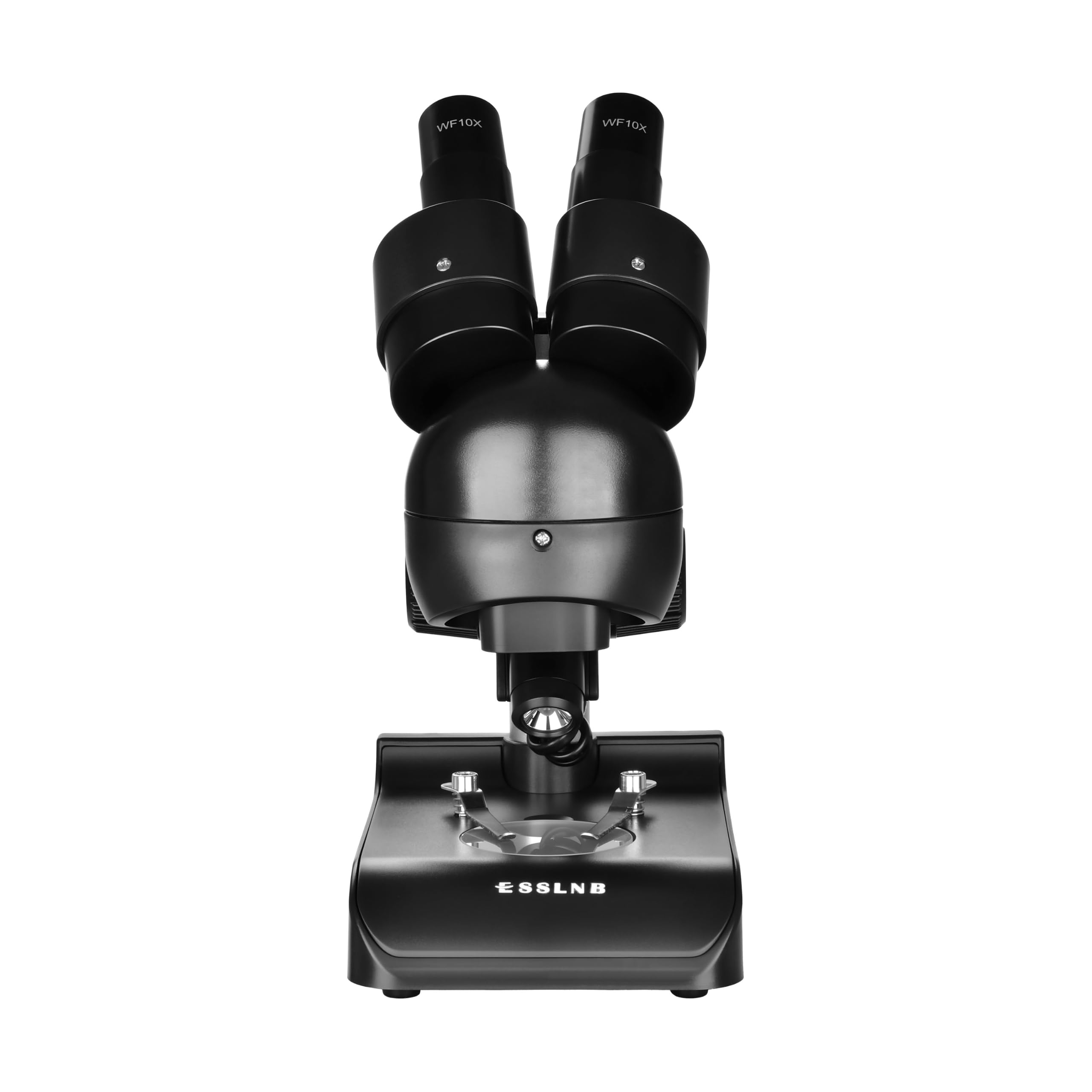 Microscopio ESSLNB 30X Binocular Estéreo para Estudiantes, Microscopio Portátil para Niños con Oculares WF10x, Lente Objetivo 3X de Vidrio Optico y Lámpara LED