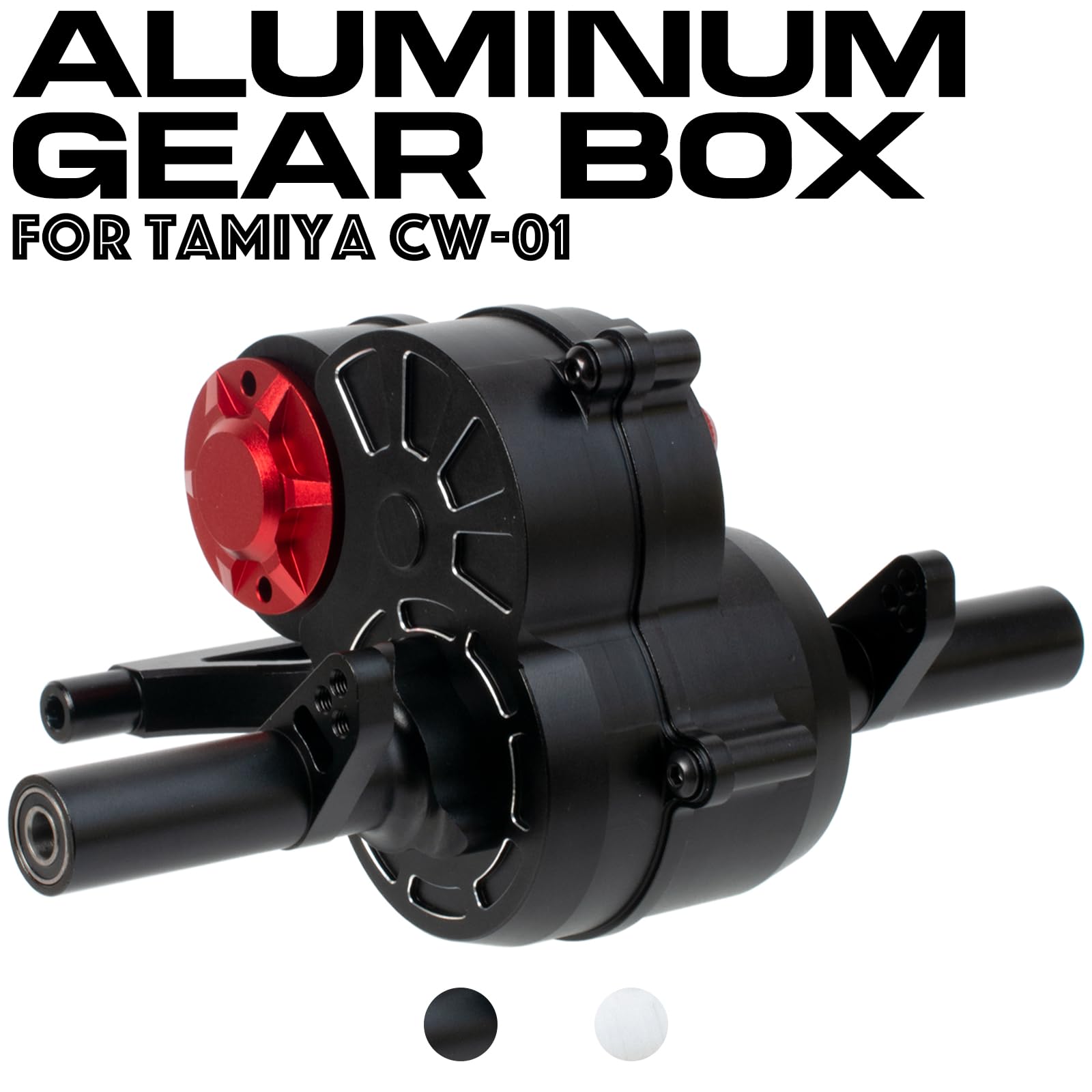 Amazon.com: HOBBYMARKING RC Aluminum Gearbox Rear Axle Gear Case
