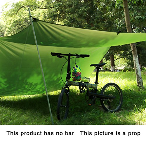 Bâche de tente de camping 3x3m imperméable et légère pour la randonnée - 8