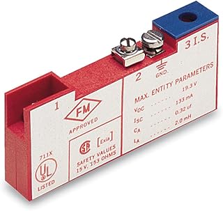 Gems Sensors 113000 Single Channel Zener Barrier, 303 ohms Resistance, 30 VDC Voltage, 250 mA Current