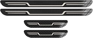 VYWPTOWSX Set of 4 Stainless Steel Door Sill Strips for BMW F45 Active Tourer 2014-2021 218i 220i 225i, Door Sill Strips, Welcome Pedal, Car Accessories, Carbon Fibre