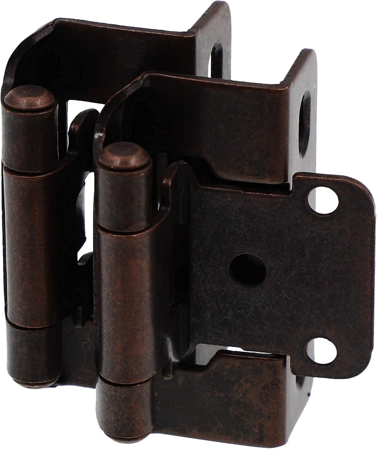 DecoBasics Partial Overlay Hinges 1/2” (25 Pair 50 Pack) (Oil