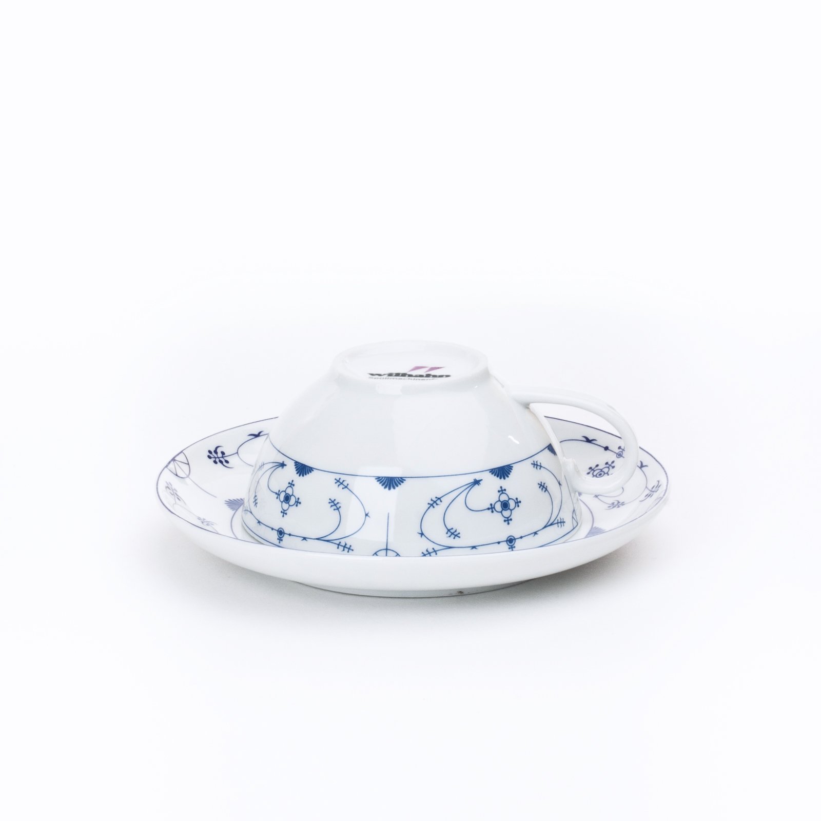 Ostfriesische Teetasse Indisch Blau ca.8x4cm Porzellan