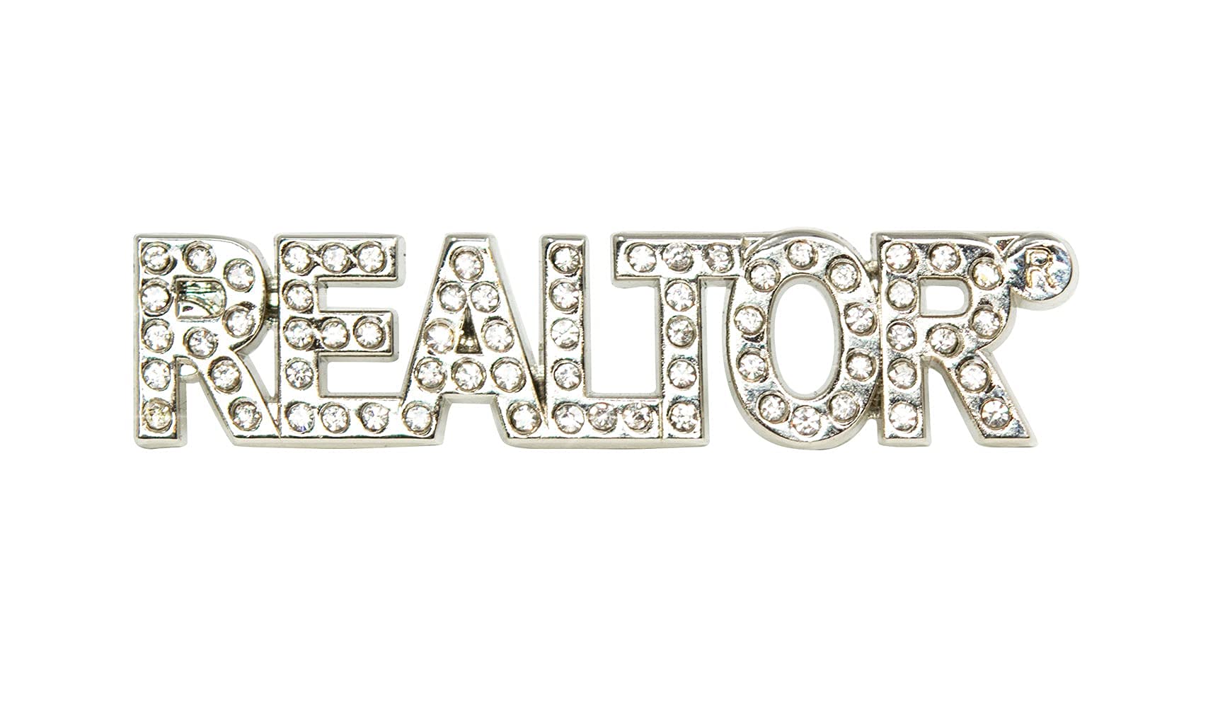 Real Estate Agent REALTOR® Crystal Lapel Pin