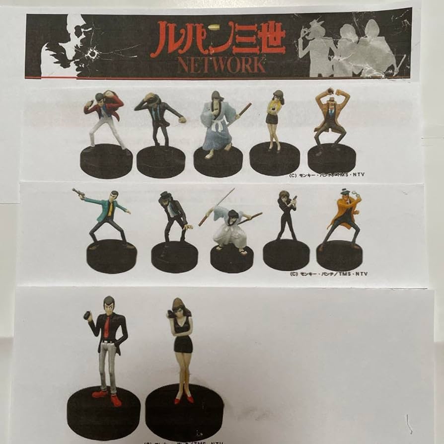 ルパン三世ボトルキャップフィギュア(全12種セット) ルパン三世ボトルキャップフィギュアコレクション ｜ 食玩