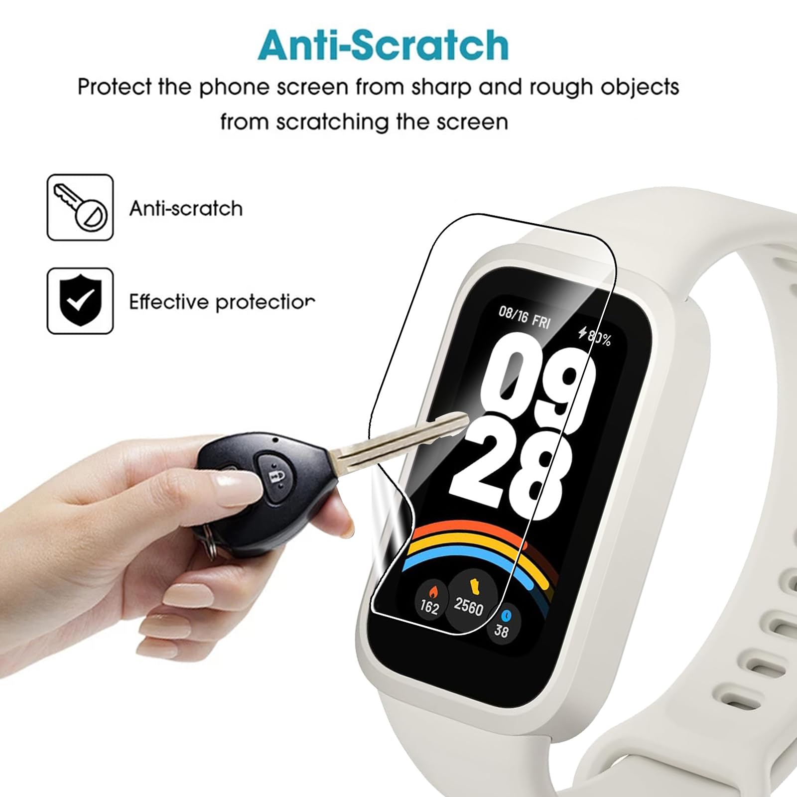 KZIOACSH [2 Pack] Funda para Xiami Smart Band 9 Pro Funda