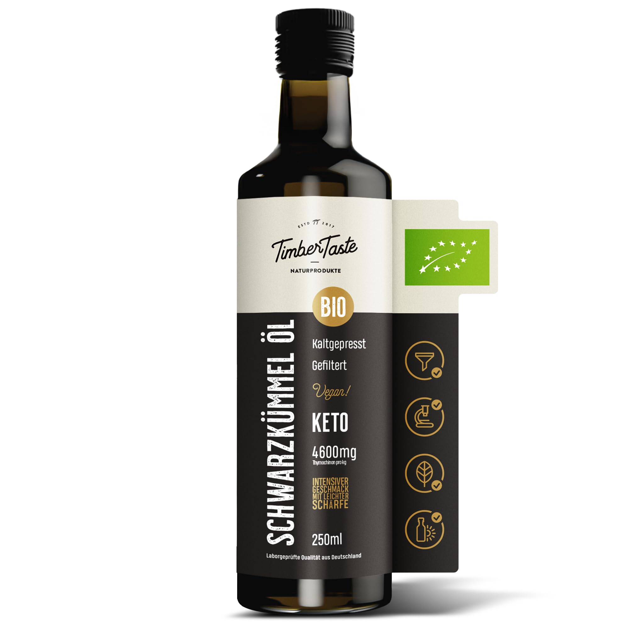 Schwarzkümmelöl gefiltert 250ml - Grün