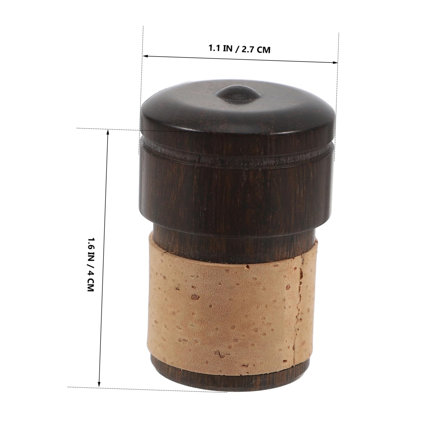 Yardwe 1pc Durable Ebony Saxophone Protection Plug for Flat Midrange Lightweight Stopper Accessory Craftsmanship for Musicians the Go