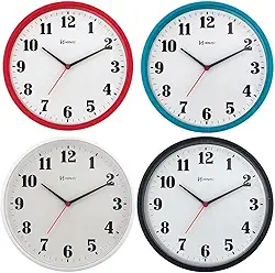 Relógio de Parede Quartz Vermelho Pantone 711