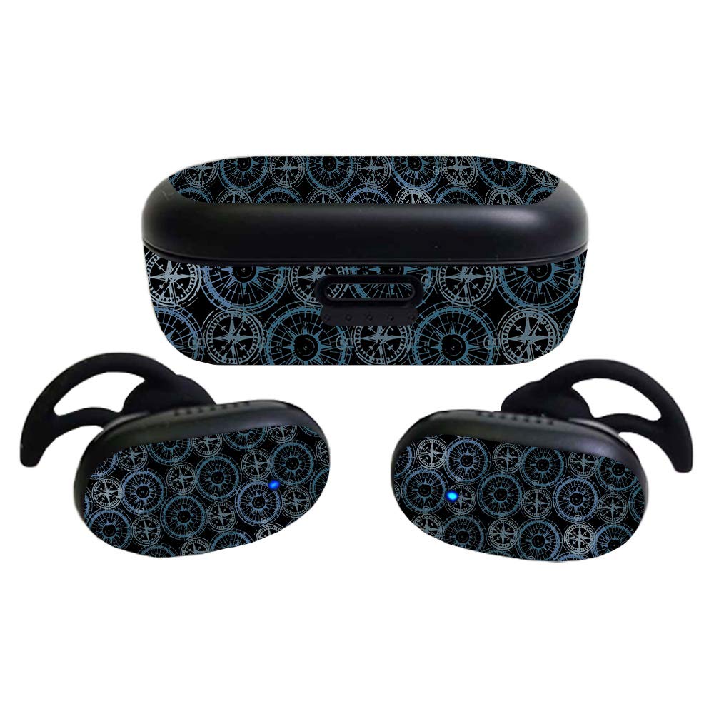 MightySkins Glossy Glitter Skin Compatible with Bose QuietComfort Earbuds (2020)