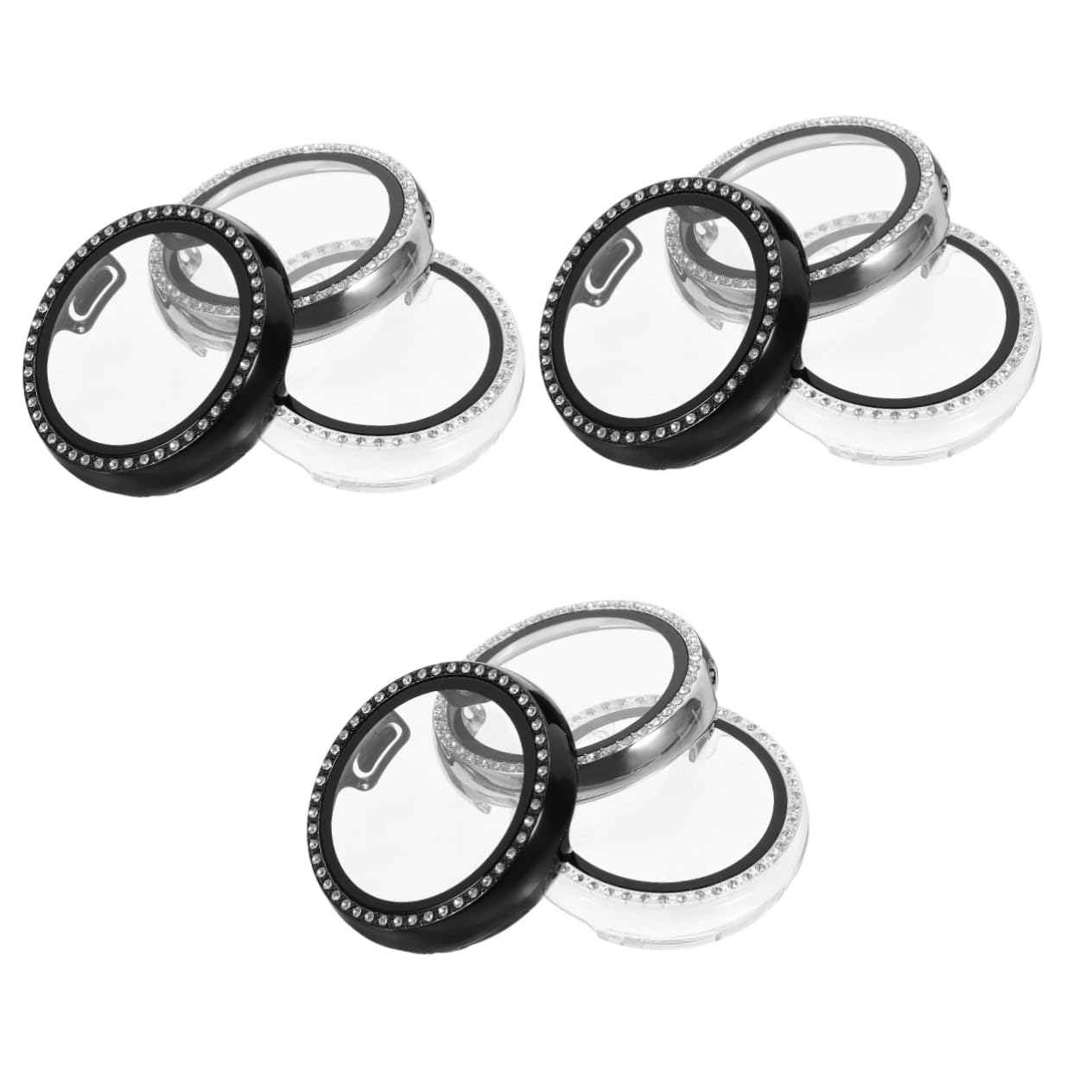 DOITOOL 3 Set Di Cover Per Smartwatch Proteggi Schermo Guscio Decorativo Preciso Per Watch 2 3 Pezzi*3