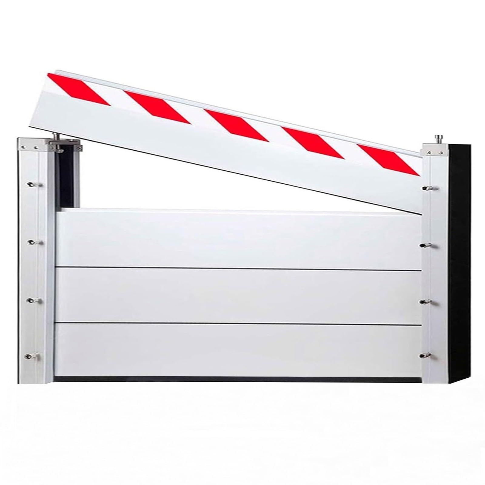 200 * 80cm Puerta Barrera de Protección Contra Inundaciones en Aluminio | Desmontable Deflector Barrera Móvil de Protección Contra Inundaciones para Hogar Puertas de Garaje Entrada Calle Fácil Usar