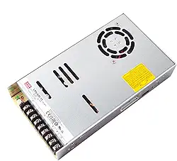 Mean Well 600W Fonte De AlimentaçãO De Bancada Para Pc Com SaíDa úNica, Fonte De AlimentaçãO Cc VariáVel Para Computador 15V 40A, (LRS-600-15 15V/40A/600W/Single Supply)